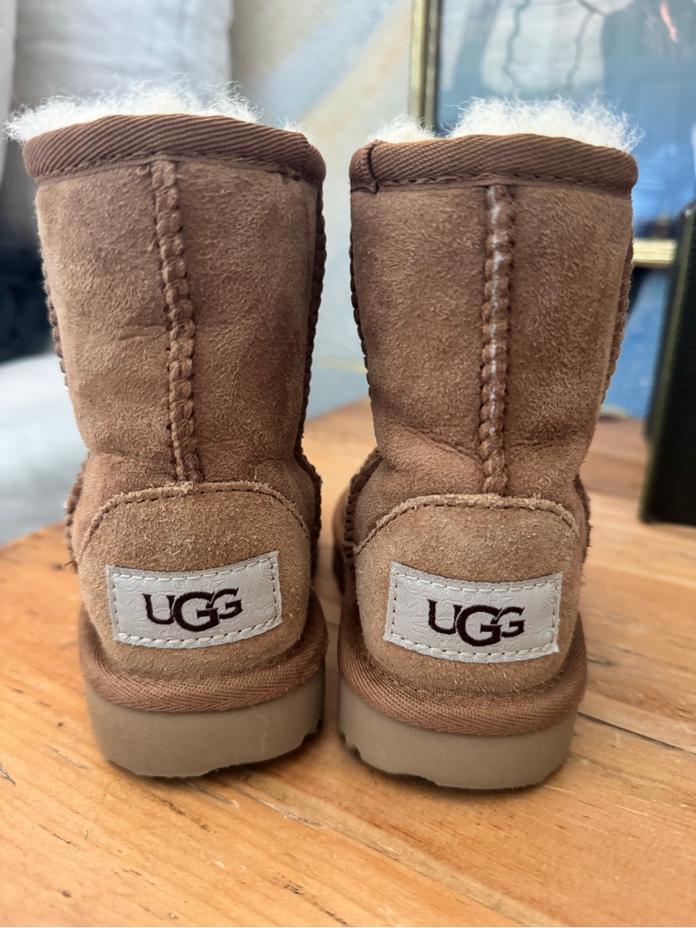 UGG Mini Booties in Light Brown